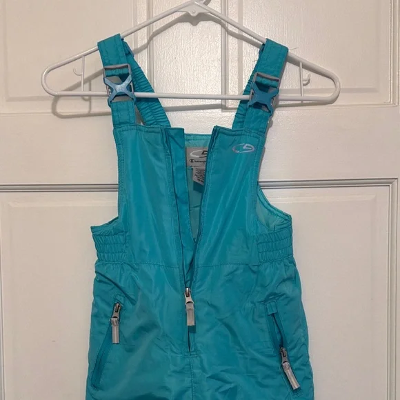 Kids Blue Snow Bib by Champion - Picture 4 of 8